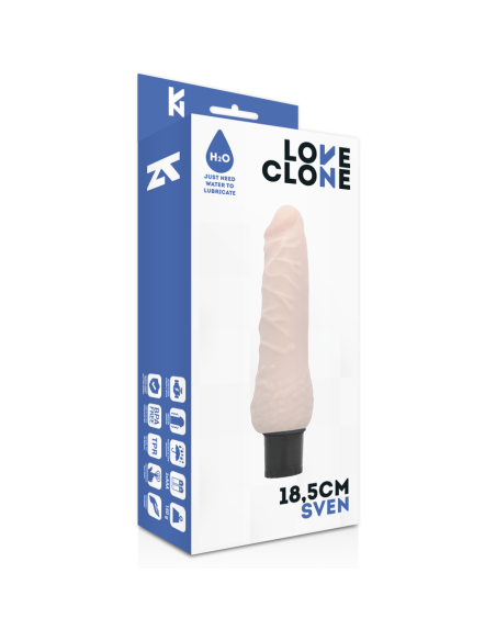 LOVECLONE SVEN VIBRADOR REALISTICO SELF LUBRICATION 185 CM O 33 CM