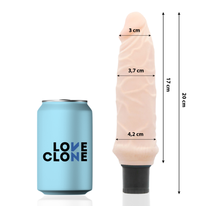 LOVECLONE IVAR VIBRADOR REALISTICO SELF LUBRICATION 20 CM O 37 CM