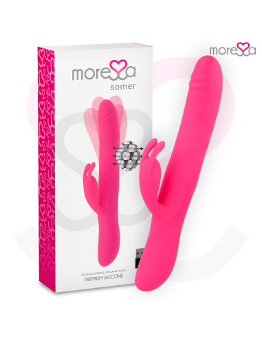 MORESSA SOMER ROTADOR PERLADO Y POTENTE VIBRACION SILICONA PREMIUM