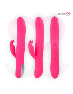 MORESSA SOMER ROTADOR PERLADO Y POTENTE VIBRACION SILICONA PREMIUM 2