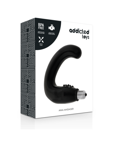 ADDICTED TOYS ANAL MASSAGER NEGRO