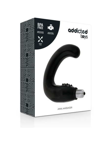 ADDICTED TOYS ANAL MASSAGER NEGRO ADDICTED TOYS ANAL MASSAGER NEGRO