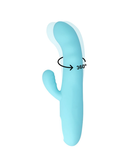 MIA EIFFEL VIBRADOR ROTADOR AZUL TURQUESA MIA EIFFEL VIBRADOR ROTADOR AZUL TURQUESA