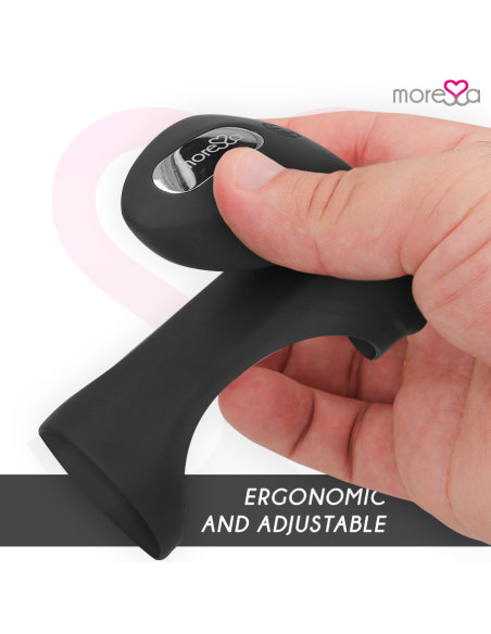 MORESSA BRANDON POTENTE ANILLO VIBRADOR CON FUNDA DE ENGROSAMIENTO MASCULINO