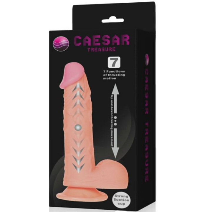 BAILE CAESAR TREASURE DILDO REALISTICO FUNCION UP DOWN