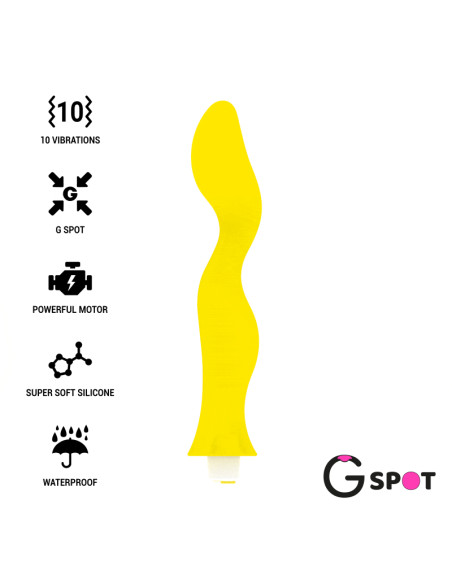 G SPOT GAVYN VIBRADOR PUNTO G AMARILLO