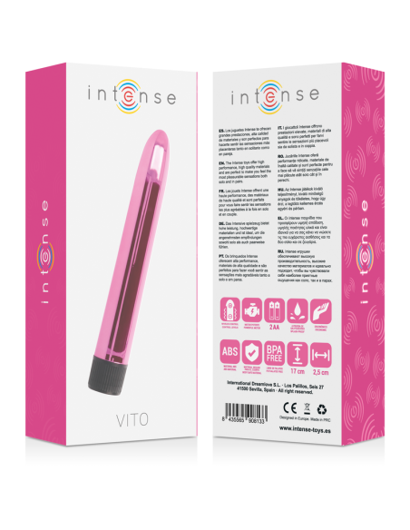 INTENSE VITO VIBRADOR ROSA INTENSE VITO VIBRADOR ROSA