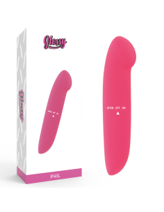 GLOSSY PHIL VIBRADOR ROSA