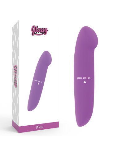 GLOSSY PHIL VIBRATOR LILA