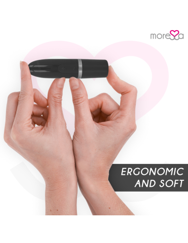 MORESSA IVY MASAJEADOR SIMULADOR LABIAL DE VIAJE NEGRO