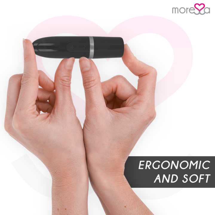 MORESSA IVY MASAJEADOR SIMULADOR LABIAL DE VIAJE NEGRO