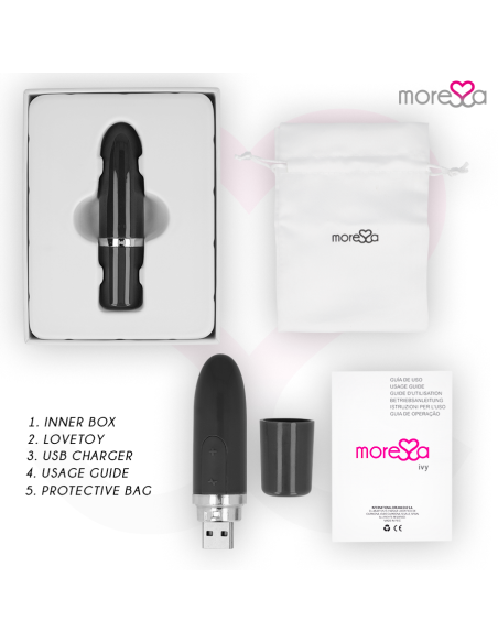MORESSA IVY MASAJEADOR SIMULADOR LABIAL DE VIAJE NEGRO MORESSA IVY MASAJEADOR SIMULADOR LABIAL DE VIAJE NEGRO