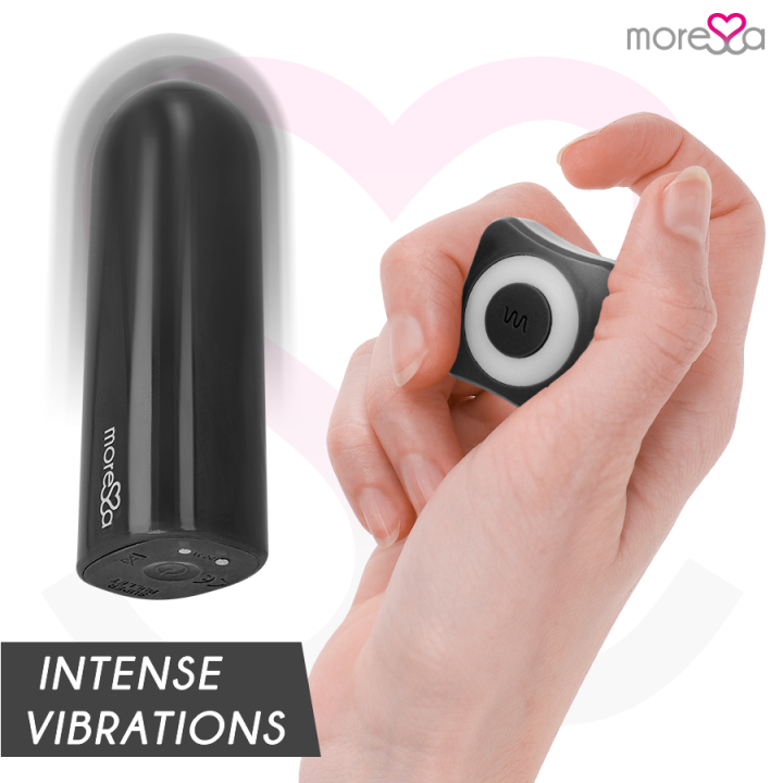 MORESSA NIX POTENTE VIBRADOR MULTI JUEGOS CONTROL REMOTO NEGRO