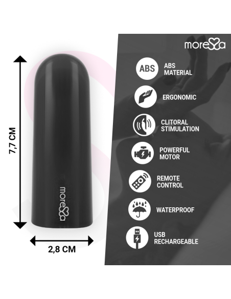 MORESSA NIX POTENTE VIBRADOR MULTI JUEGOS CONTROL REMOTO NEGRO MORESSA NIX POTENTE VIBRADOR MULTI JUEGOS CONTROL REMOTO NEGRO