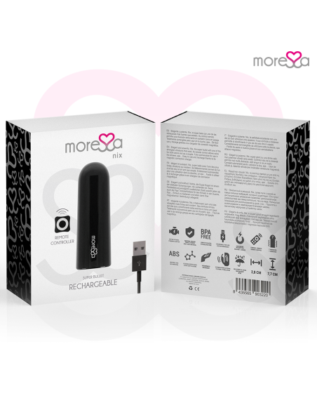 MORESSA NIX POTENTE VIBRADOR MULTI JUEGOS CONTROL REMOTO NEGRO MORESSA NIX POTENTE VIBRADOR MULTI JUEGOS CONTROL REMOTO NEGRO