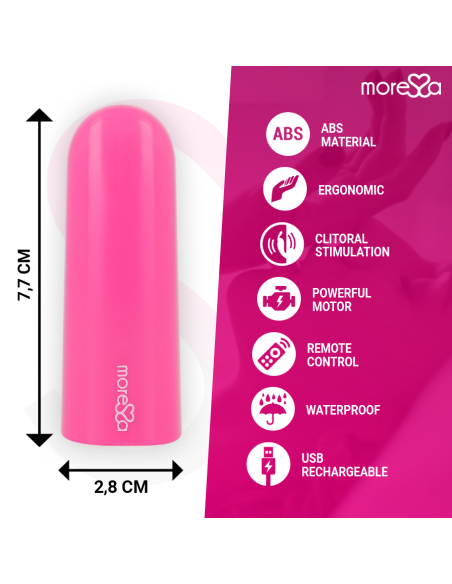 MORESSA NIX POTENTE VIBRADOR MULTI JUEGOS CONTROL REMOTO ROSA MORESSA NIX POTENTE VIBRADOR MULTI JUEGOS CONTROL REMOTO ROSA
