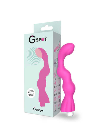 G SPOT GEORGE VIBRADOR PUNTO G ROSA CHICLE G SPOT GEORGE VIBRADOR PUNTO G ROSA CHICLE