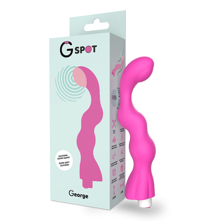 G SPOT GEORGE VIBRADOR PUNTO G ROSA CHICLE