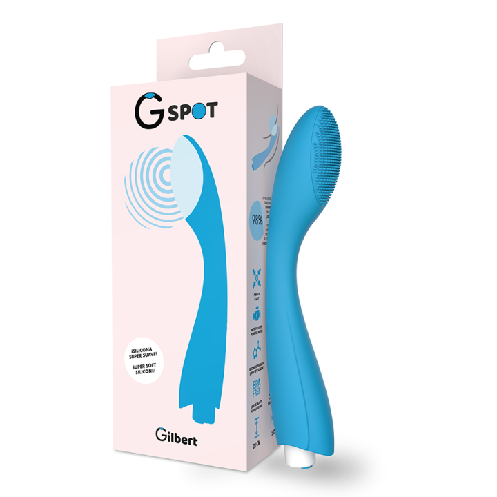 G SPOT GYLBERT VIBRADOR AZUL TURQUESA