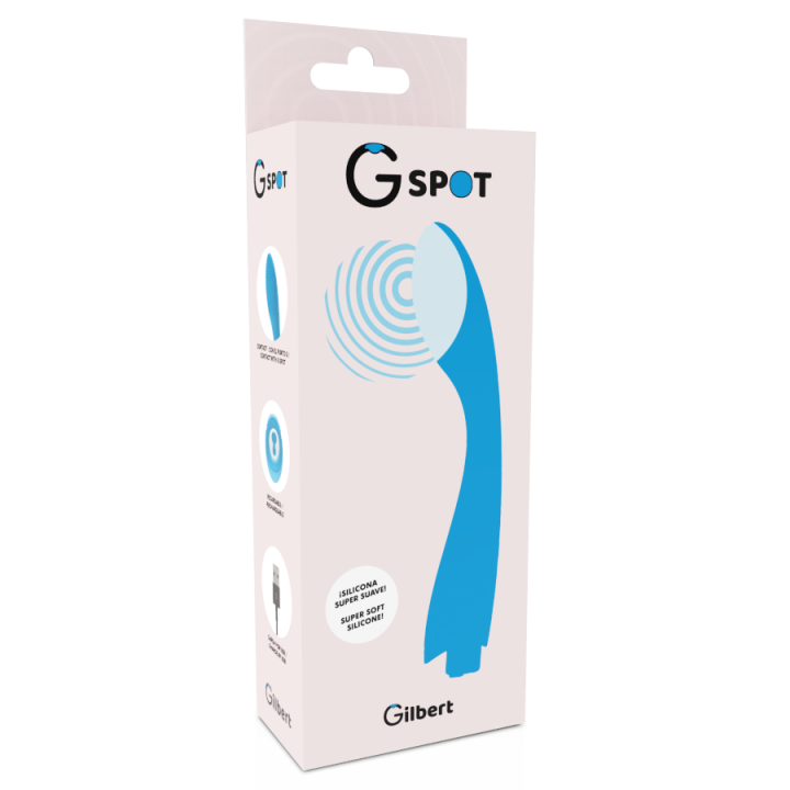 G SPOT GYLBERT VIBRADOR AZUL TURQUESA