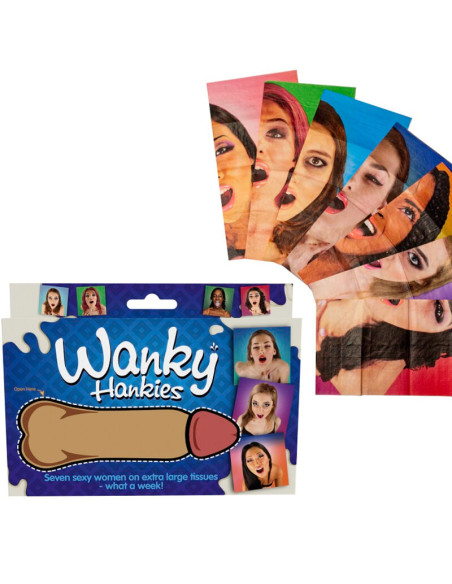 SPENCER FLEETWOOD WANKY HANKIES 7 PAAUELOS EXTRA GRANDES MUJERES