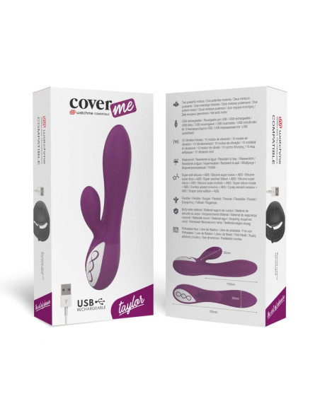COVERME TAYLOR VIBRADOR COMPATIBLE CON WATCHME WIRELESS TECHNOLOGY