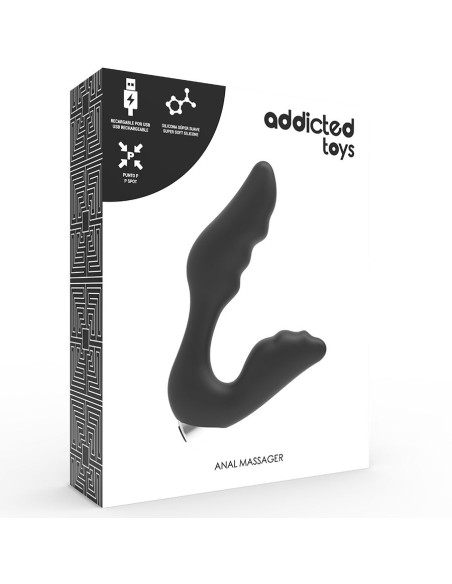 ADDICTED TOYS VIBRADOR PROSTATICO RECARGABLE MODEL 6 NEGRO ADDICTED TOYS VIBRADOR PROSTATICO RECARGABLE MODEL 6 NEGRO