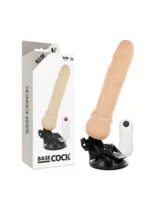 BASECOCK VIBRADOR REALISTICO CONTROL REMOTO NATURAL 195 CM O 4 CM