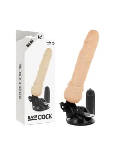 BASECOCK VIBRADOR REALISTICO CONTROL REMOTO NATURAL 195 CM O 4 CM
