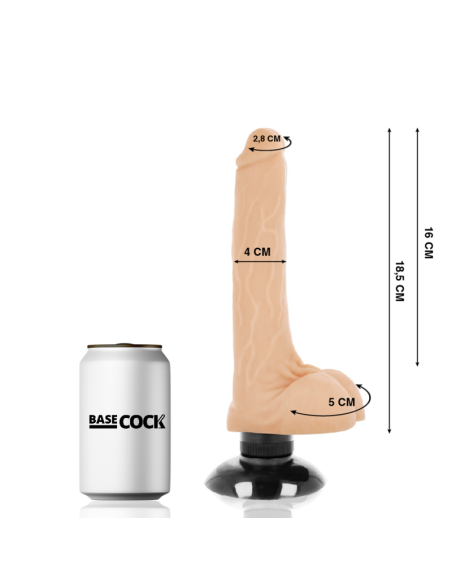 BASECOCK VIBRADOR REALISTICO 2 1 NATURAL 185 CM O 4 CM BASECOCK VIBRADOR REALISTICO 2 1 NATURAL 185 CM O 4 CM