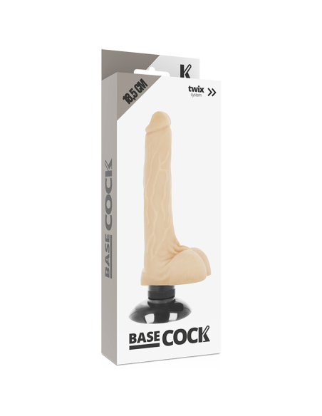 BASECOCK VIBRADOR REALISTICO 2 1 NATURAL 185 CM O 4 CM BASECOCK VIBRADOR REALISTICO 2 1 NATURAL 185 CM O 4 CM