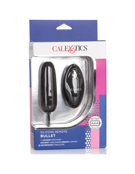 CALEXOTICS HUEVO VIBRADOR DE SILICONA CON MANDO NEGRO CALEXOTICS HUEVO VIBRADOR DE SILICONA CON MANDO NEGRO