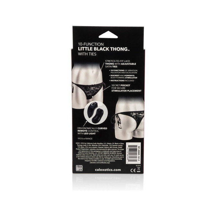 CALEXOTICS TANGA CON 10 FUNCIONES DE VIBRACION