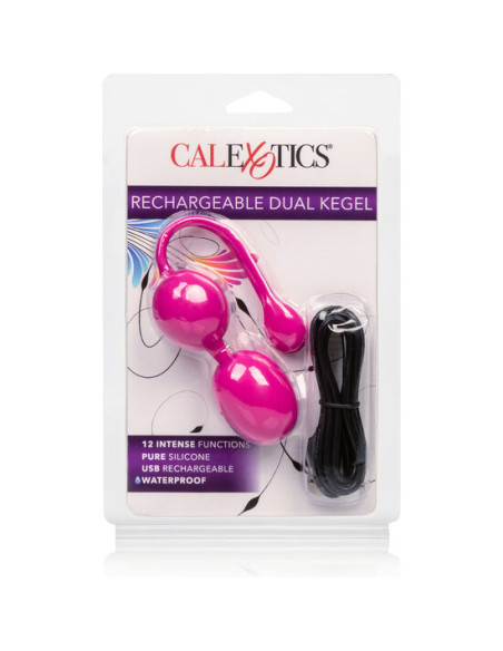 CALEXOTICS BOLAS DUAL KEGEL RECARGABLES ROSA CALEXOTICS BOLAS DUAL KEGEL RECARGABLES ROSA