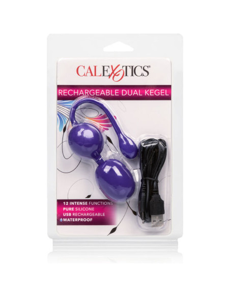 CALEXOTICS BOLAS DUAL KEGEL RECARGABLES LILA CALEXOTICS BOLAS DUAL KEGEL RECARGABLES LILA