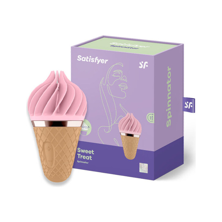 SATISFYER SWEET TREAT SPINNATOR NEGRO