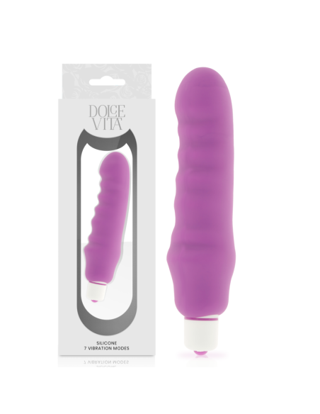 DOLCE VITA GENIUS VIBRADOR SILICONA LILA DOLCE VITA GENIUS VIBRADOR SILICONA LILA