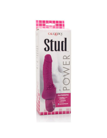 CALEXOTICS POWER STUD CLITERRIFIC VIBRADOR ROSA CALEXOTICS POWER STUD CLITERRIFIC VIBRADOR ROSA