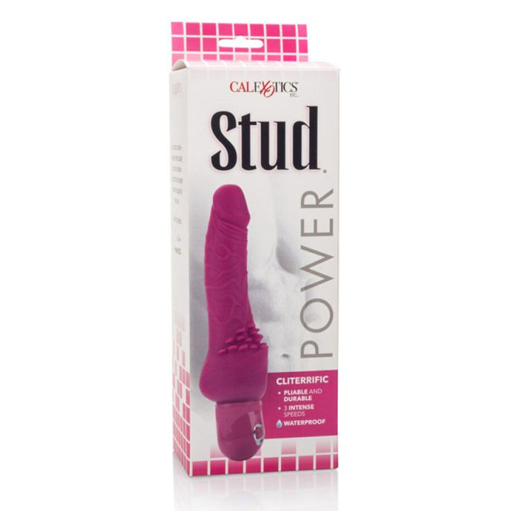 CALEXOTICS POWER STUD CLITERRIFIC VIBRADOR ROSA