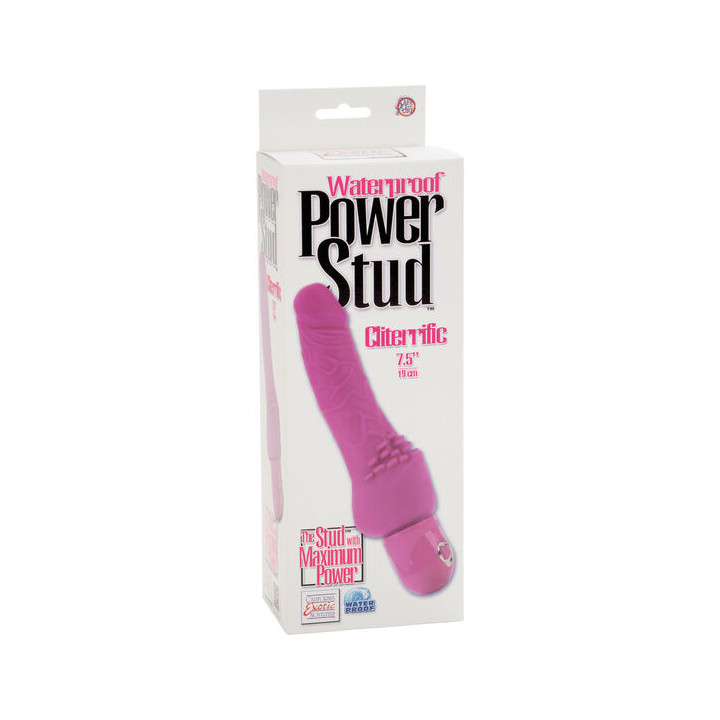 CALEXOTICS POWER STUD CLITERRIFIC VIBRADOR ROSA