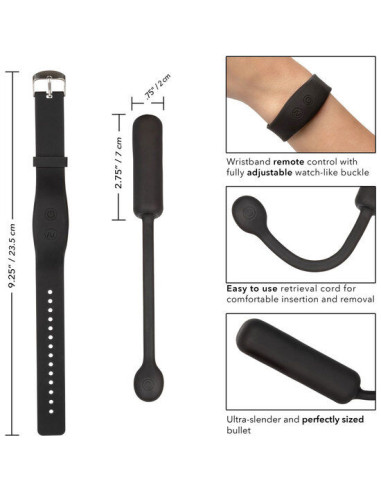 CALEXOTICS BALA VIBRADORA PEQUENA CON PULSERA DE CONTROL