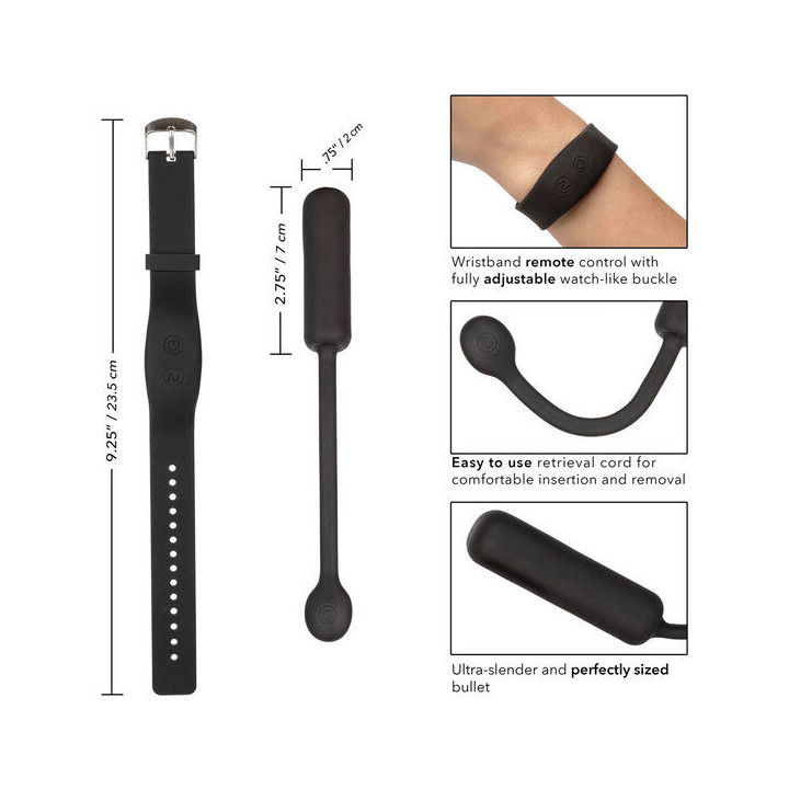 CALEXOTICS BALA VIBRADORA PEQUENA CON PULSERA DE CONTROL