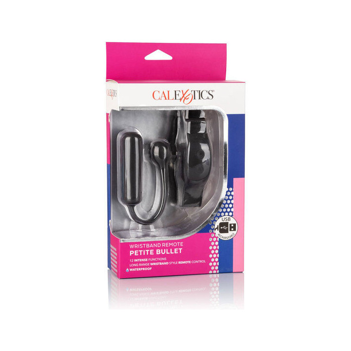 CALEXOTICS BALA VIBRADORA PEQUENA CON PULSERA DE CONTROL