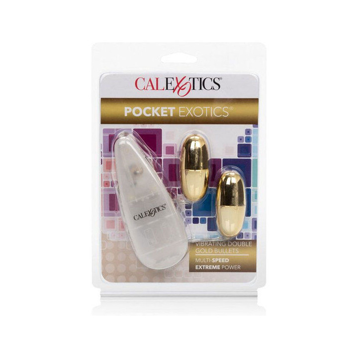 CALEXOTICS BALAS VIBRADORAS DORADAS DUO GOLD