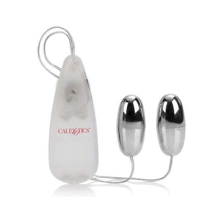 CALEXOTICS BALAS VIBRADORAS PLATEADAS DUO