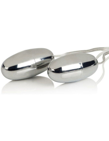 CALEXOTICS BALAS VIBRADORAS PLATEADAS DUO CALEXOTICS BALAS VIBRADORAS PLATEADAS DUO