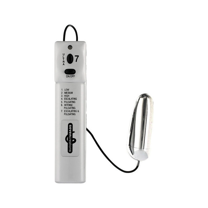 SEVEN CREATIONS ULTRA 7 VECTOR HUEVO VIBRADOR
