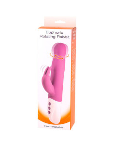 SEVEN CREATIONS EUPHORIC VIBRADOR CONEJITO CON ROTACION LILA 2