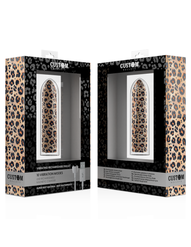 CUSTOM BULLETS BALA RECARGABLE LEOPARD 10 INTENSIDADES