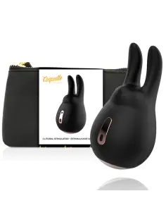 COQUETTE CHIC DESIRE ESTIMULADOR CLITORIS NEGRO GOLD CONEJO